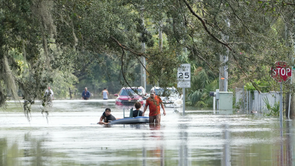 Photo depicting the aftermath of Hurricane Milton