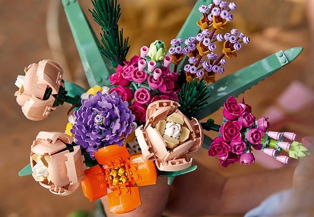 LEGO flower bouquet